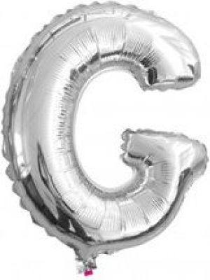 Dekoracje Balon Litera "G" 40cm srebrny (MZAB0135) 1