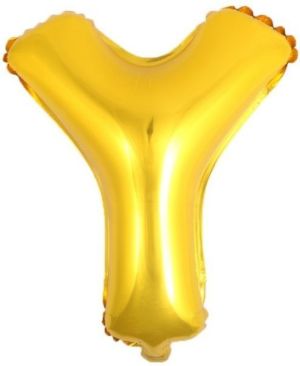 GoDan Balon foliowy "litera Y" - złota 35cm (FG-L35ZY) 1