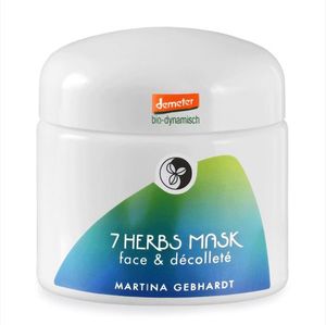 MARTINA GEBHARDT Naturkosmetik Maseczka do twarzy i dekoltu 7 Herbs regenerująca 100 ml 1