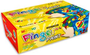 Mungyo Farby Do Malowania Palcami 6 Kolorów 1