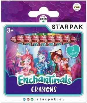 Starpak Kredki woskowe Enchantimals 12 kolorów 1