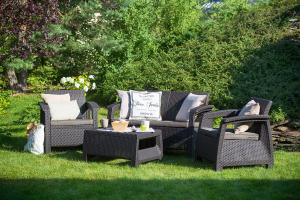 Keter Allibert Zestaw mebli ogrodowych CORFU SET - grafitowy 10