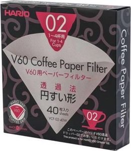 Hario Filtry papierowe Hario do dripa V60-02 40 sztuk 1