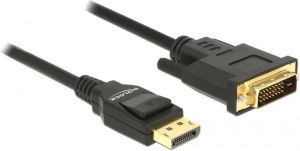 Kabel Delock DisplayPort - DVI-D 1m czarny (85312) 2