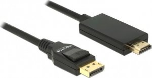Kabel Delock DisplayPort - HDMI 1m czarny (85316) 1