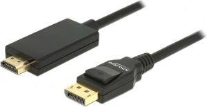 Kabel Delock DisplayPort - HDMI 4m czarny (85319) 2