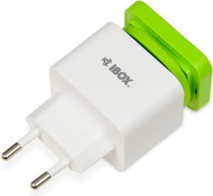 Ładowarka iBOX C-33 2x USB-A 2.1 A (iluc33w) 3