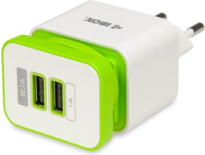 Ładowarka iBOX C-33 2x USB-A 2.1 A (iluc33w) 1