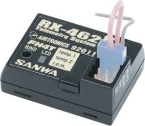Sanwa Odbiornik Sanwa RX-462 2,4 GHz FHSS-4 (z telemetrią) 1