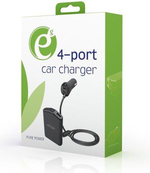 Ładowarka Gembird EG-4U-CAR-01 4x USB-A 9.6 A  (EG-4U-CAR-01) 5