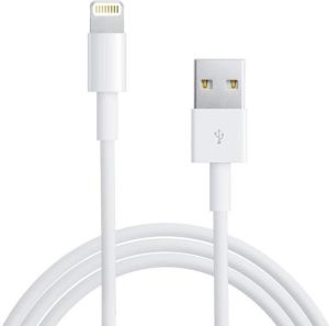 Kabel USB Apple USB-A - Lightning 1 m Biały (MQUE2ZM/A) 1