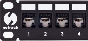 NetRack Patch panel 19" UTP 24x Keystone Kat. 6 UTP (104-71) 2