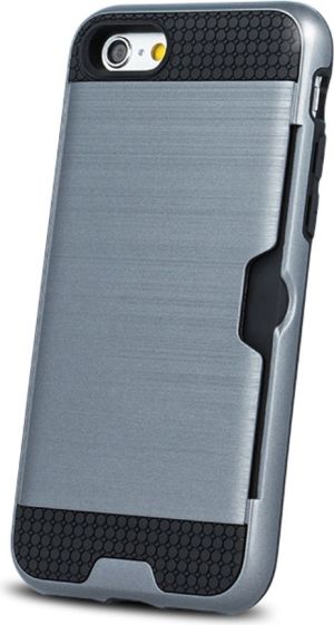 TelForceOne Nakładka Defender Card do LG K11 / LG K10 2018 srebrna 1