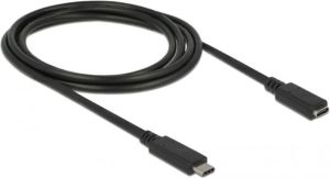 Kabel USB Delock USB-C - USB-C 2 m Czarny (85542) 1
