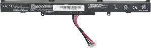 Bateria Mitsu do Asus A550E, K550E 2200 maAh-BC/AS-X550E 5