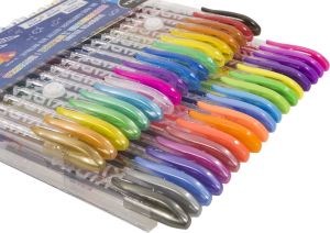 Derform Długopisy żelowe 36 kolory KIDEA 2