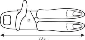 Tescoma Otwieracz do puszek Presto biały 2