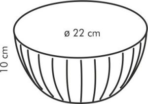 Tescoma Misa plastikowa DELÍCIA ø 22 cm, 2.5 l, żółty 2