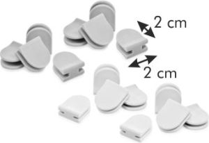 Tescoma Zamienne łączniki i nóżki do wkładów FlexiSPACE 8+8szt. 2