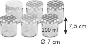 Tescoma Słoiki do przetworów DELLA CASA 200 ml, 6 szt. 2