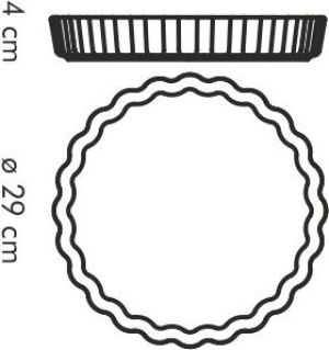 Tescoma Forma na tartę GUSTO ø 28 cm 2