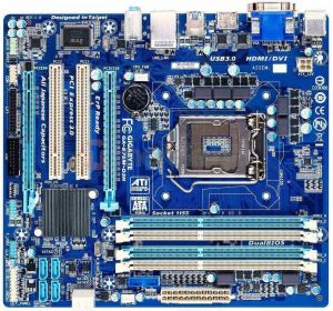 Płyta główna Gigabyte GA-B75M-D3H, B75, DualDDR3-1600, SATA3, 5xSATA2, HDMI, DVI, mATX (GA-B75M-D3H) 3
