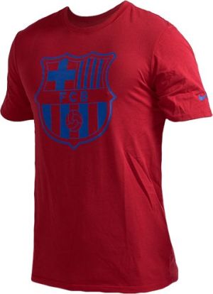 Nike Koszulka męska FC Barcelona Crest Tee czerwona r. S (832717-687) 1