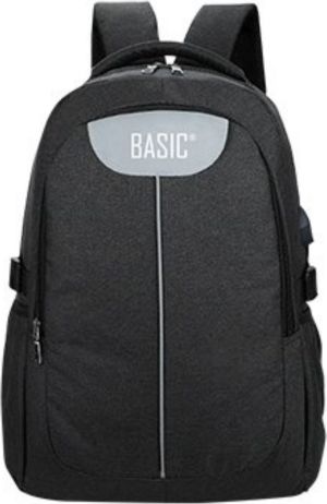 Beniamin Plecak młodzieżowy z USB Basic czarny 1
