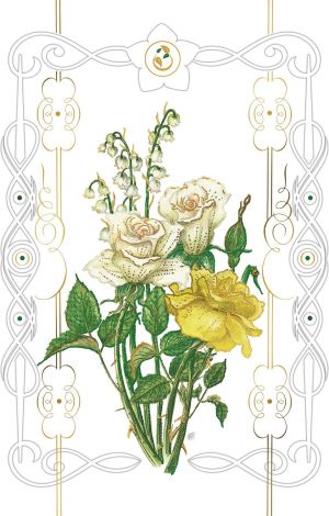 DA VINCI Karnet Róże 12x18 cm + koperta (B-BD 502 064) 1