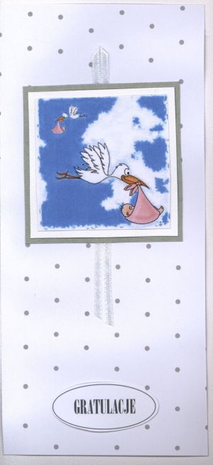Karteczka Karnet Narodziny Dziecka MIX 1