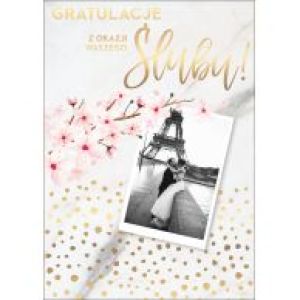 PASSION CARDS Karnet W dniu ślubu PR-078 1