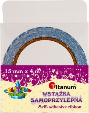 Titanum Taśma dekoracyjna 1,5x4m niebiesko-biała 1