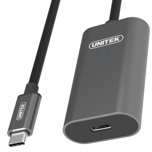 Adapter USB Unitek USB-C - USB-C Szary  (U305A) 4