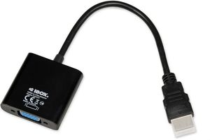 Adapter AV iBOX HDMI - D-Sub (VGA) czarny (IAHV01) 1