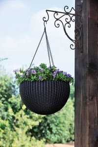 Keter Doniczka Curver HANGING SPHERE PLANTER Brązowy 521 5