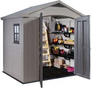 Keter Domek narzędziowy Curver Keter FACTOR 6x6 beżowy - szarobrązowy 2