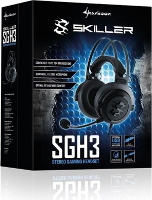 Słuchawki Sharkoon Skiller SGH3 Czarne (4044951020713) 6