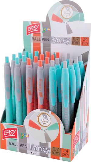 Easy Długopis Fancy -024-F4 Niebieski 1szt 1