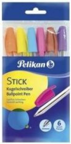 Pelikan Długopis Stick K86 6 szt 6 kolorów (804806) 1
