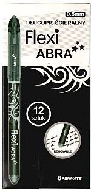 Tadeo Trading Długopis ścieralny FLEXI ABRA czarny 0.5mm.Penmate (TT7278) 1
