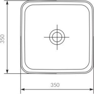 Umywalka Cersanit Crea 35cm (K114-007-ECO) 5