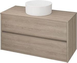 Cersanit Szafka podumywalkowa Crea 99,4cm dąb (5902115724381) 1