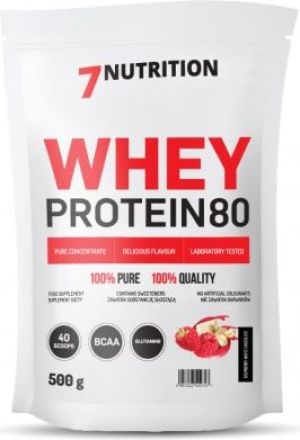 7NUTRITION Whey Protein 80 white choc cherr 500g 1