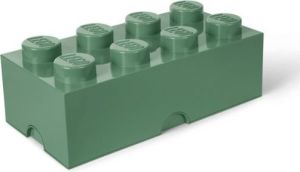 LEGO Room Copenhagen Storage Brick 8 pojemnik szara zieleń (RC40041747) 1