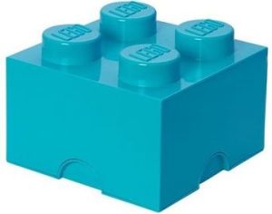 LEGO Room Copenhagen Storage Brick 4 pojemnik turkusowy (RC40031743) 1