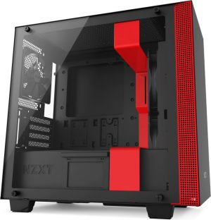 Obudowa Nzxt H400, okno, czarno czerwony (CA-H400B-BR) 2