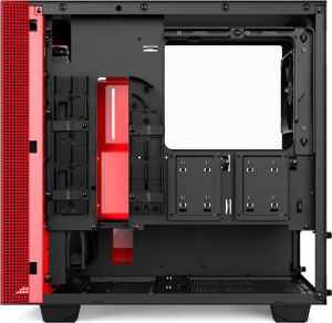 Obudowa Nzxt H400, okno, czarno czerwony (CA-H400B-BR) 6