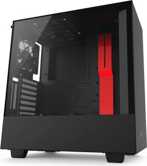Obudowa Nzxt H500i, okno, czarno czerwony (CA-H500W-BR) 2
