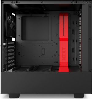 Obudowa Nzxt H500i, okno, czarno czerwony (CA-H500W-BR) 3