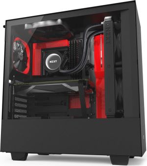 Obudowa Nzxt H500i, okno, czarno czerwony (CA-H500W-BR) 10